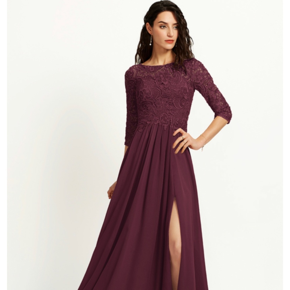 JJ’s House Cabernet Bridesmaid Dress